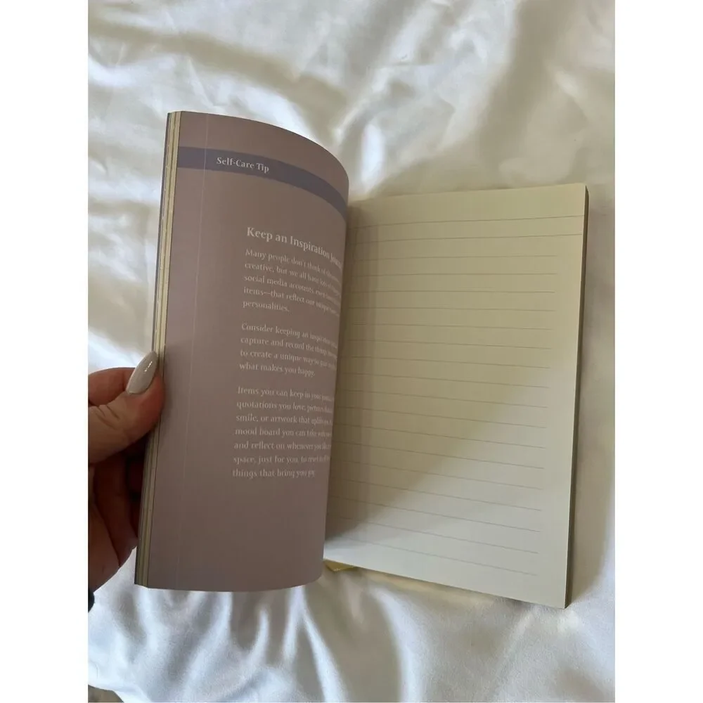 NWT Green Inspired Guided Journal Softcover Sewn Today with Intention Notebook